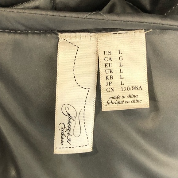 Forever, 21 gray quilted jacket - Picture 6 of 11